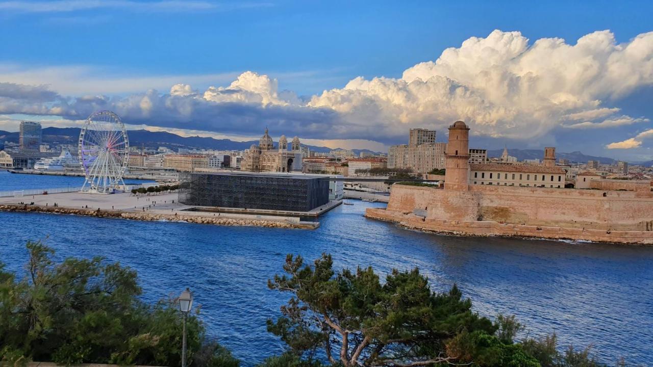 Escale Marseillaise, Grand T2 Calme, Pres Du Vieux Port Pour 2 A 4 Personnes, Nettoyage Rigoureux Marseille Exterior photo