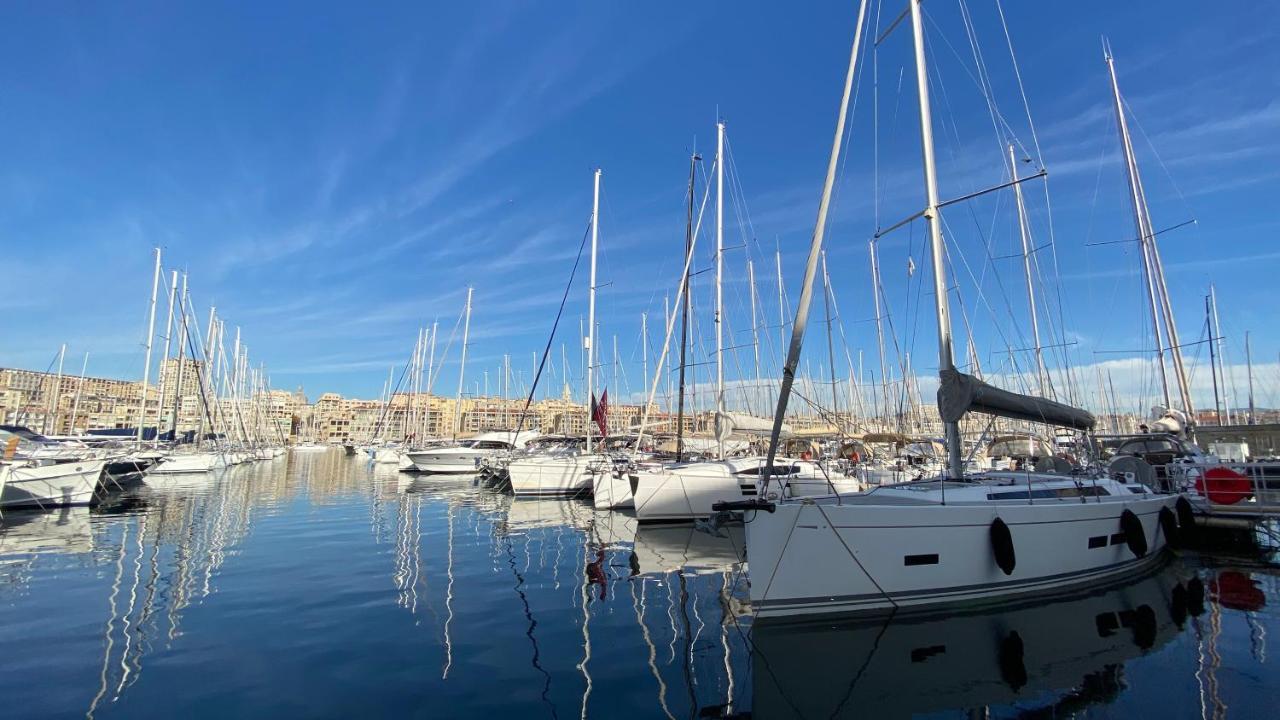 Escale Marseillaise, Grand T2 Calme, Pres Du Vieux Port Pour 2 A 4 Personnes, Nettoyage Rigoureux Marseille Exterior photo